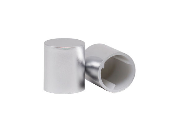Zilveren Matte Aluminum Perfume Bottle Caps met Opgeheven Binnenpe Deel