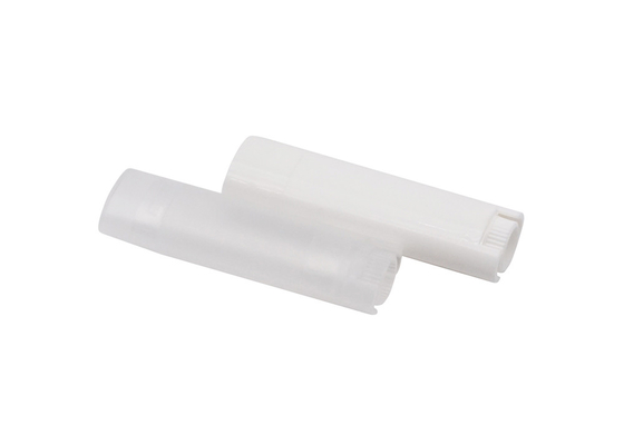 Plastic de Lippenpommadecontainer van de Lippenpommadebuis Ovale 4.5g Witte Zwarte Ronde Verpakking