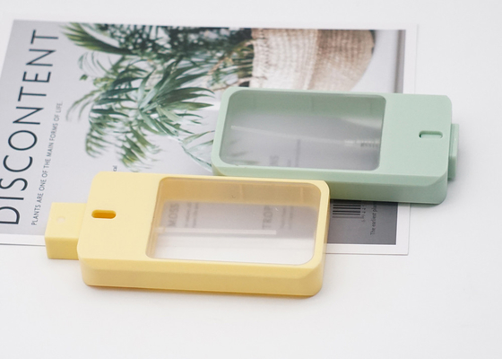 De gele Fles van het de Creditcardparfum van de Kleuren38ml Plastic Verstuiver Navulbare
