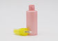 Vlakke Kleine Plastic de Nevelflessen van het Schouder Roze HUISDIER 50ml Navulbaar met Gele Pomp