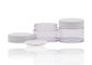 De Roomkruiken van PETG Plastic Kosmetische Verpakking met pp Wit GLB voor Schoonheidsproducten