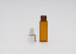 Kleine 5ml Amber Pipette Bottle Screen Printing Logo For Olive Oil