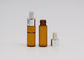 2ml Mini Amber Glass Tincture-de Fles van het Etherische oliedruppelbuisje