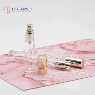 Zwarte of aangepaste kleur Parfumtestfles / geurmonsterfles met pushsprayer