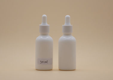Lichtgewicht50ml-van het de Flessenaluminium van het Glasdruppelbuisje het Druppelbuisje Witte Kleur