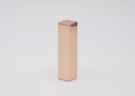 De vierkante Gouden Massa van de Lippenpommadecontainers van de Aluminiummagneet