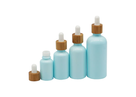 Leeg Kosmetisch het Bamboedruppelbuisje GLB van 100ml Mini Dropper Bottles With White