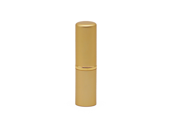 De antieke Onverwachte Open Matte Gold Lipstick Tube Container Massa van 3.5g