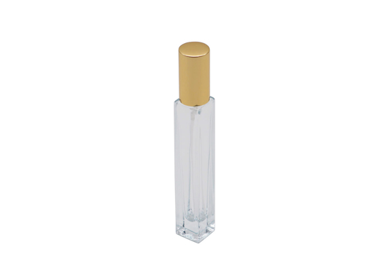 De vierkante Fles van het het Parfummeetapparaat van Keulen met de Gouden Pomp van de Aluminiumnevel