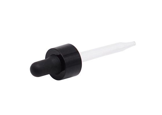 15mm 18mm de 24mm Zwarte Pipet Vlot Plastic GLB van het Glasdruppelbuisje voor Flessen