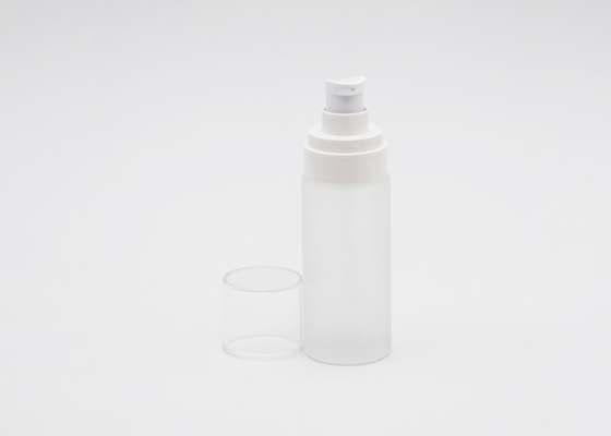 Van de de Lotionfles van de glas de Kosmetische 100ml Make-up Lege Berijpte Bespuitende Deklaag