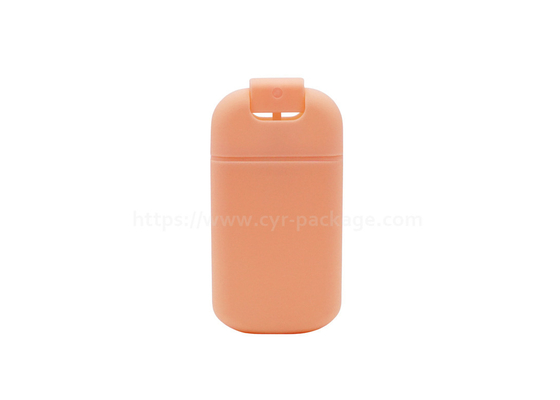 De plastic Oranje Verstuiver van de Parfumnevel met RubbergevalCreditcard