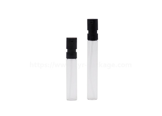 Mini Glass Perfume Tester Bottle met de Plastic Verstuiver van de Nevelpomp 3ml