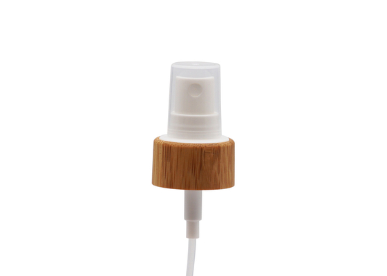 Schroef 20mm Plastic Fijne Mistspuitbus met Bamboekraag voor Flessen