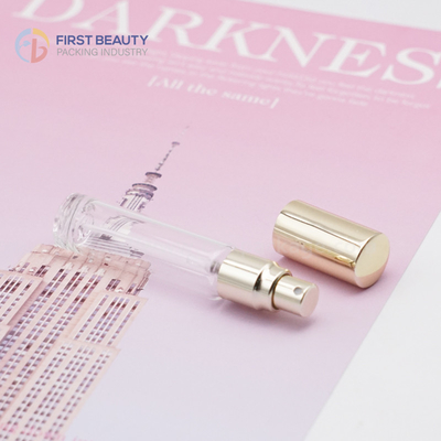 Compacte 5 ml parfumtestfles met schroefsprayer