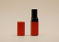 De vierkante Buizen 4.5g van de Vorm Matte Rode Lippenpommade met Glanzende Zwarte Binnenfles