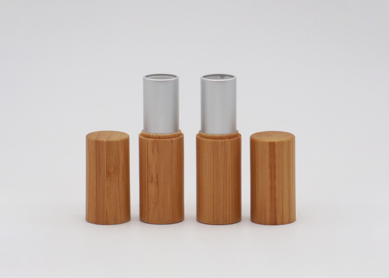 Bamboe van het cilinder het Binnenaluminium buiten Lege Lippenstiftbuis met Pers Pop GLB