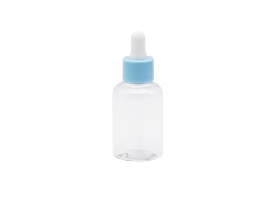 De plastic Bal Gevormde van de het Druppelbuisjefles 60ml van 50ml Plastic Fles van de de Cilinderetherische olie Plastic