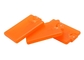Van de de Mistnevel van de parfumverstuiver 20ml Plastic Fijne de Flessen Oranje Duidelijke Kleur