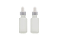 De lege Flessen van het de Flessen30ml 50ml Transparante Druppelbuisje van het Glasdruppelbuisje voor Etherische oliën