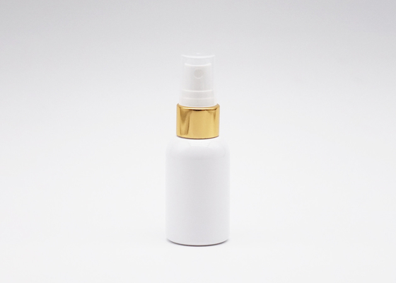 Cilinder van de de Nevelfles 30ml van de reiszak de Plastic met Gouden Aluminiumkraag