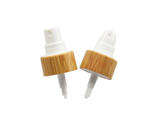 Schroef 20mm Plastic Fijne Mistspuitbus met Bamboekraag voor Flessen