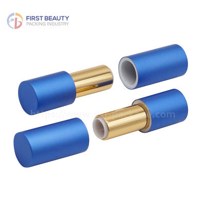 Persoonlijk ontworpen ronde lege lippenstiftcontainer met een capaciteit van 3,8 g en snap op stijl