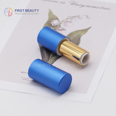 Aanpasbare slapje op lege lippenstift buis in plastic en aluminium